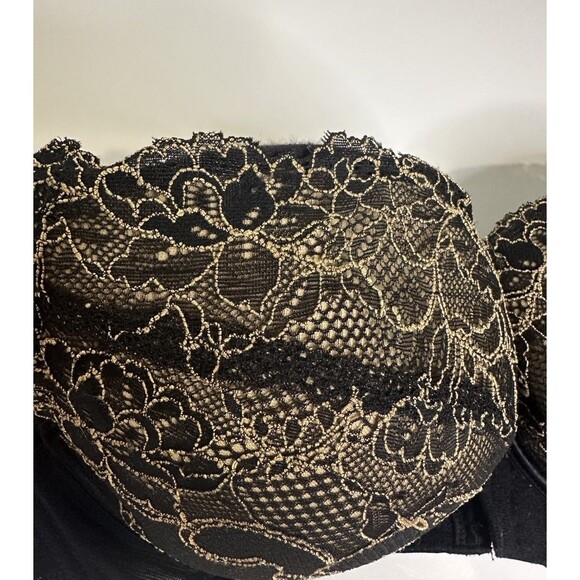 Cacique Bra‎ 40C Plunge Lace over Sexy Lane Bryant - Picture 11 of 15